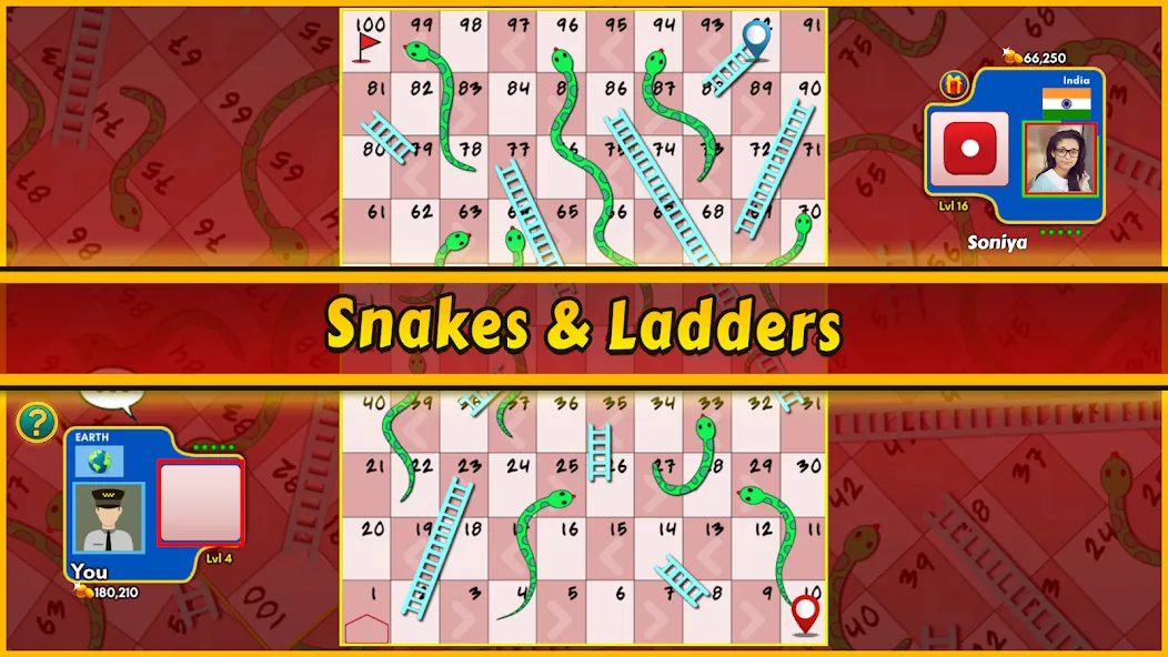 Snakes and Ladders King (Снейкс энд Ладдерс Кинг)  [МОД Меню] Screenshot 3