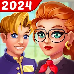 Скачать взломанную Hotel Madness Grand Hotel (Хотел Маднес Гранд Отель)  [МОД Unlimited Money] - полная версия apk на Андроид