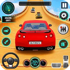 Скачать взломанную Racing Car Stunt | Stunt Race (Рейсинг Кар Стант)  [МОД Menu] - последняя версия apk на Андроид