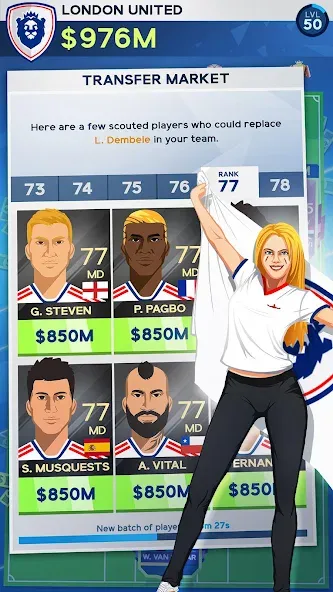 Idle Eleven - Soccer tycoon (Айдл Илевен)  [МОД Mega Pack] Screenshot 4