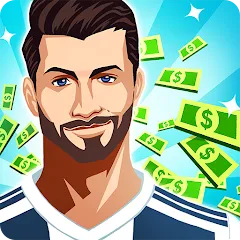 Скачать взломанную Idle Eleven - Soccer tycoon (Айдл Илевен)  [МОД Mega Pack] - полная версия apk на Андроид