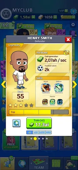 Idle Soccer Story - Tycoon RPG (Айдл Соккер Стори)  [МОД Mega Pack] Screenshot 4