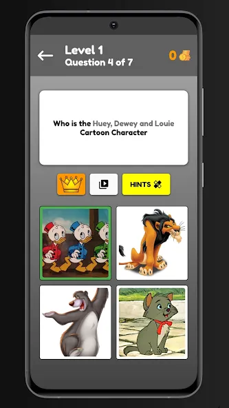 Guess Cartoon Character Quiz (Угадайте кенди Какой персонаж Квиз)  [МОД Бесконечные монеты] Screenshot 4