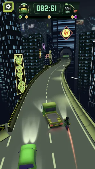 Go Ninja Moto Race (Го Ниндзя Мото Гонка)  [МОД Бесконечные деньги] Screenshot 3