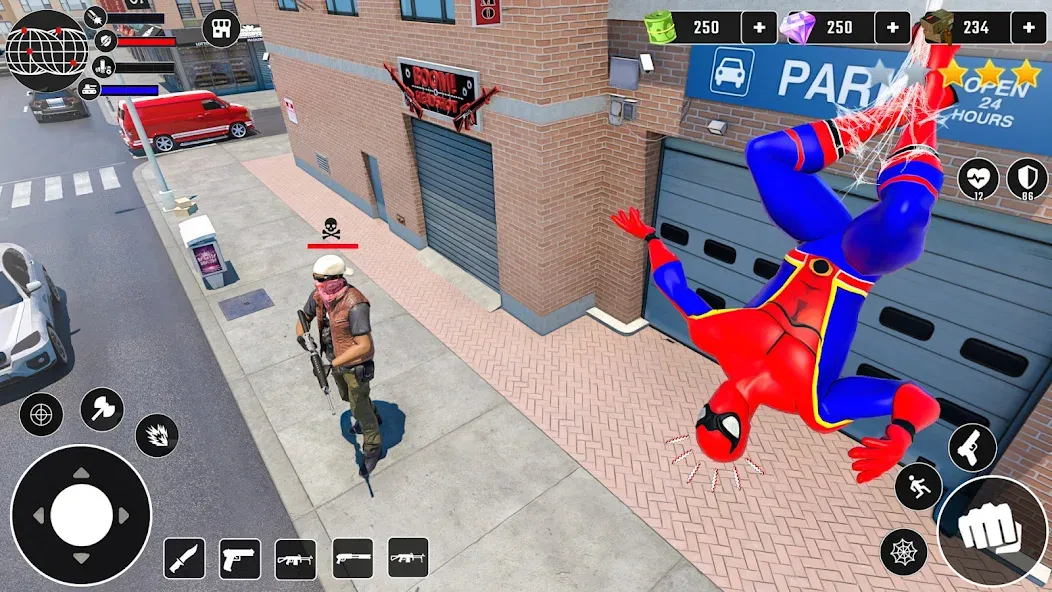 Miami Superhero: Spider Games  [МОД Бесконечные деньги] Screenshot 3