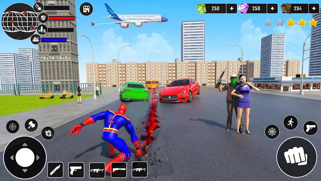 Miami Superhero: Spider Games  [МОД Бесконечные деньги] Screenshot 4