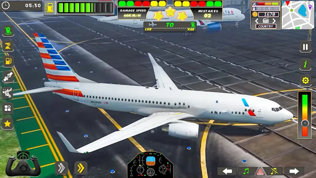 Real Flight Sim Airplane Games (Реал Флайт Сим Авиасимуляторы игры на самолеты)  [МОД Бесконечные монеты] Screenshot 5