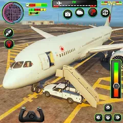 Скачать взломанную Real Flight Sim Airplane Games (Реал Флайт Сим Авиасимуляторы игры на самолеты)  [МОД Бесконечные монеты] - стабильная версия apk на Андроид