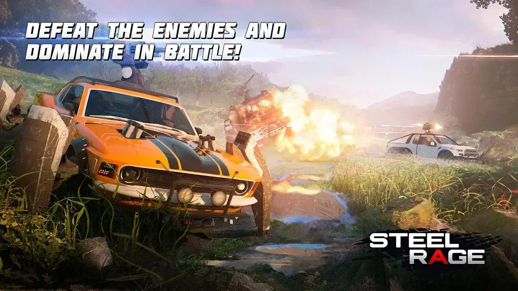 Steel Rage: Mech Cars PvP War (Стил Рейдж)  [МОД Unlimited Money] Screenshot 2