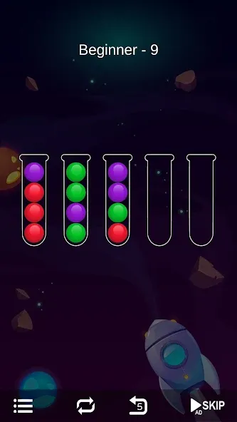 Ball Sort - Bubble Sort Puzzle (Болл Сорт)  [МОД Много монет] Screenshot 3