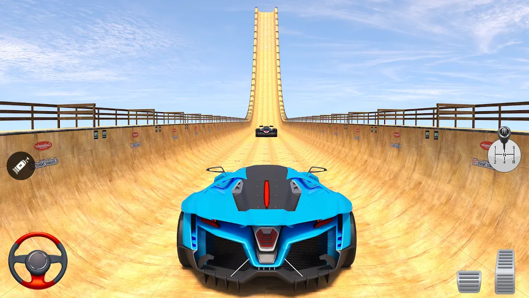 Superhero Car: Mega Ramp Games (Рамп Кар Гейм)  [МОД Много монет] Screenshot 4