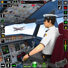 Скачать взломанную Airplane Flight Simulator 2023  [МОД Бесконечные монеты] - полная версия apk на Андроид