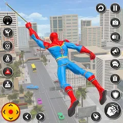 Взломанная Spider Rope Hero Spider Games  [МОД Mega Pack] - стабильная версия apk на Андроид