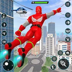 Взломанная Rope Hero Spider Fighting Game  [МОД Unlocked] - стабильная версия apk на Андроид