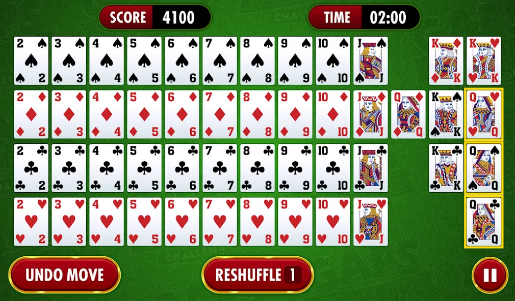 Gaps Solitaire Challenge (Гапс Солитер Челлендж)  [МОД Mega Pack] Screenshot 2