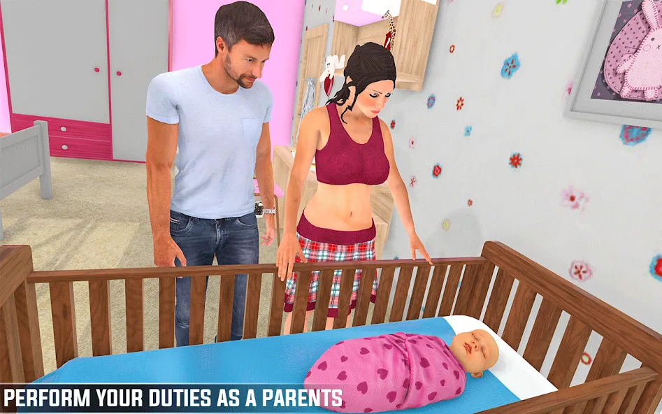 Pregnant Games Mommy Simulator  [МОД Много монет] Screenshot 1