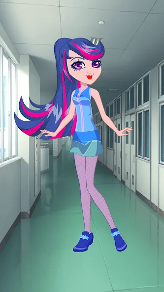 Pony College Student Dress Up (Пони Студент Колледжа Одеваются)  [МОД Меню] Screenshot 1