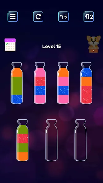 Soda Sort: Water Color Puzzle (Сода Сорт)  [МОД Меню] Screenshot 3