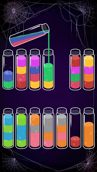 Soda Sort: Water Color Puzzle (Сода Сорт)  [МОД Меню] Screenshot 5