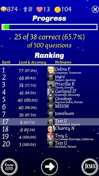 Jesus Bible Trivia Games Quiz (Джизус Библ Тривиа Геймс Квиз)  [МОД Меню] Screenshot 5