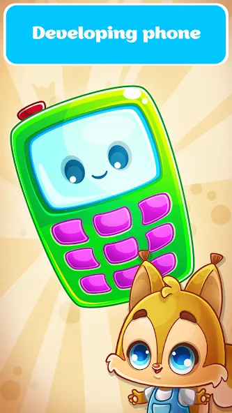 Babyphone game Numbers Animals  [МОД Бесконечные монеты] Screenshot 1