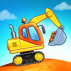 Скачать взломанную Kids truck games Build a house  [МОД Все открыто] - полная версия apk на Андроид