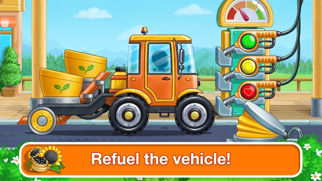 Tractor, car: kids farm games  [МОД Unlocked] Screenshot 5