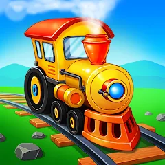 Взломанная Train Games for Kids: station  [МОД Unlimited Money] - последняя версия apk на Андроид