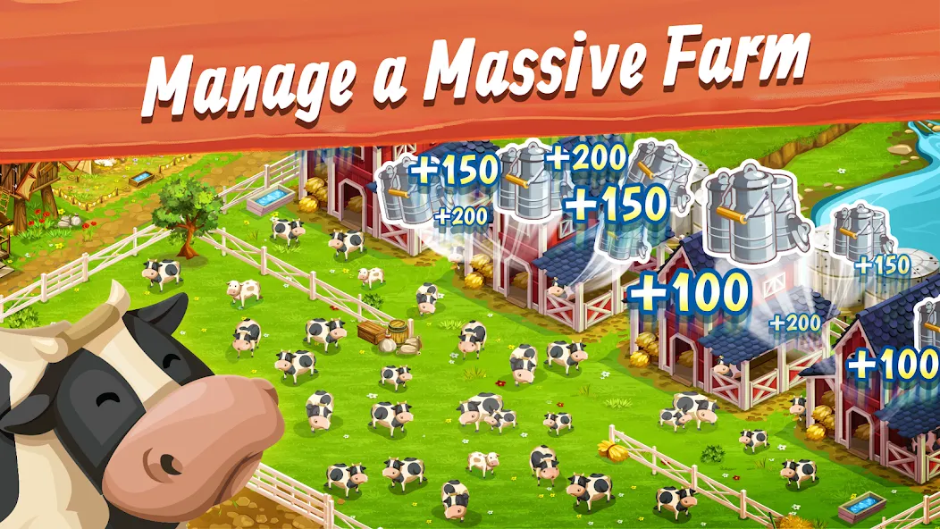 Big Farm: Mobile Harvest (Биг Фарм)  [МОД Бесконечные деньги] Screenshot 3