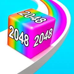 Взломанная Jelly Run 2048 (Джелли Ран 2048)  [МОД Много монет] - последняя версия apk на Андроид