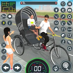 Скачать взлом BMX Cycle Games 3D Cycle Race (игры на велосипеде 3D гонка)  [МОД Много монет] - полная версия apk на Андроид