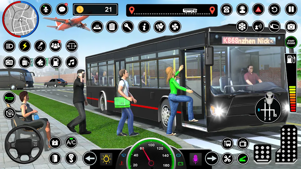 Bus Simulator - Driving Games  [МОД Много денег] Screenshot 2