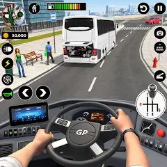 Взломанная Bus Simulator - Driving Games  [МОД Много денег] - стабильная версия apk на Андроид