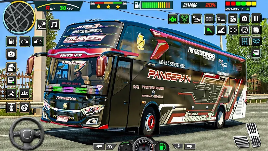 Public Coach Bus Driving Game (Паблик Коуч Бас Драйвинг Гейм)  [МОД Menu] Screenshot 3