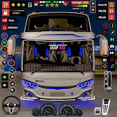 Взлом Public Coach Bus Driving Game (Паблик Коуч Бас Драйвинг Гейм)  [МОД Menu] - полная версия apk на Андроид