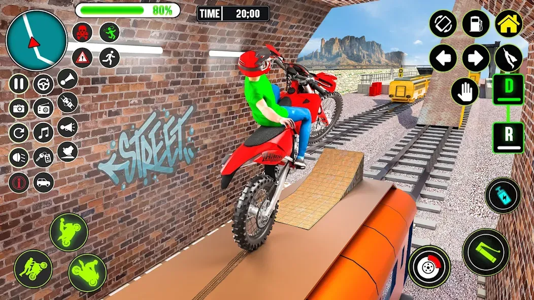 GT Bike Racing Game Moto Stunt (ДжиТи Байк Рейсинг Гейм Мото Стант)  [МОД Unlocked] Screenshot 5