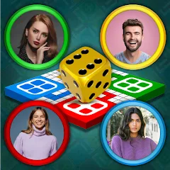 Взлом Multiplayer Dice Ludo Games (Мультиплеер Дайс Лудо Игры)  [МОД Бесконечные монеты] - последняя версия apk на Андроид