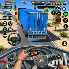 Скачать взлом Truck Driving Euro Truck Game  [МОД Unlocked] - полная версия apk на Андроид