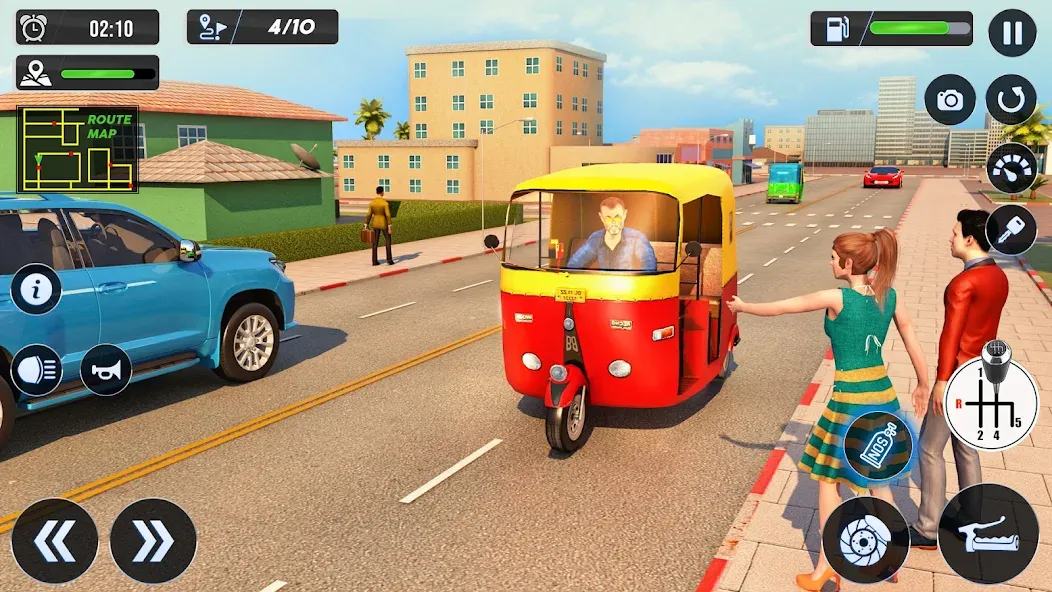 Tuk Tuk Auto Driving Games 3D  [МОД Меню] Screenshot 3