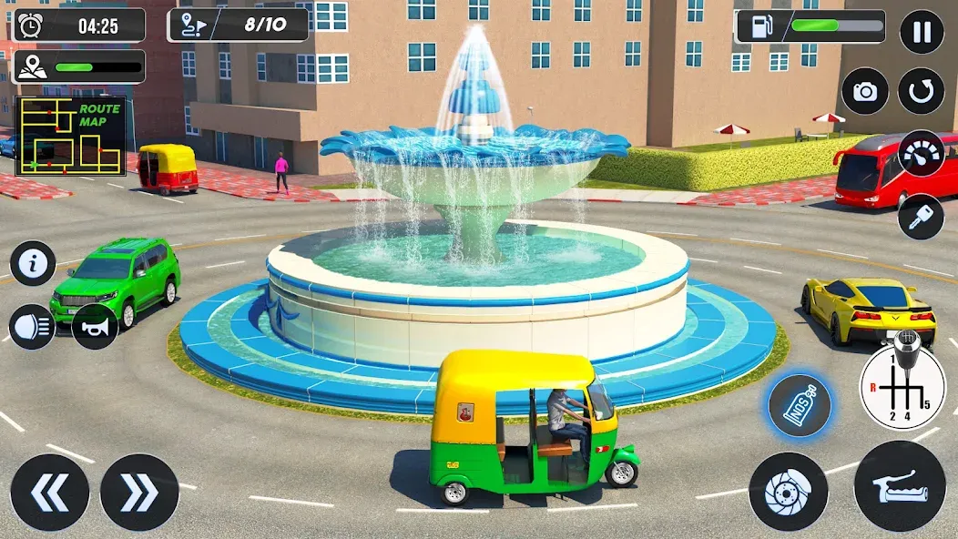 Tuk Tuk Auto Driving Games 3D  [МОД Меню] Screenshot 5