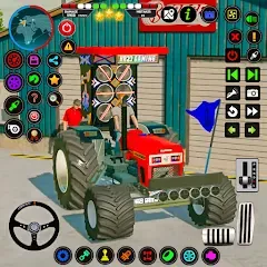 Скачать взлом Tractor Driving - Tractor Game  [МОД Unlocked] - стабильная версия apk на Андроид