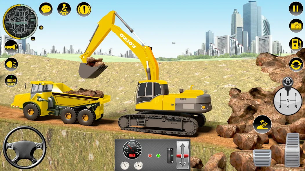 Builder City Construction Game (ткман Городское Строительство)  [МОД Unlimited Money] Screenshot 3