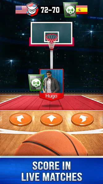 Basketball Rivals: Sports Game (Баскетбол Ривалс)  [МОД Все открыто] Screenshot 1