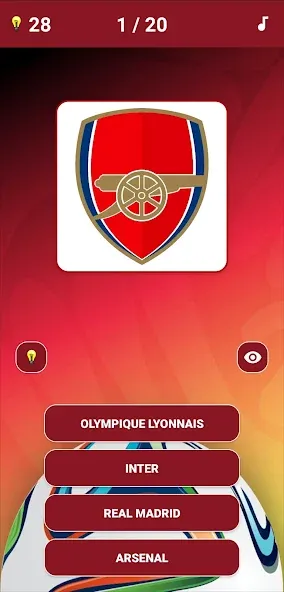 Guess the Soccer Logo Quiz  [МОД Unlimited Money] Screenshot 1