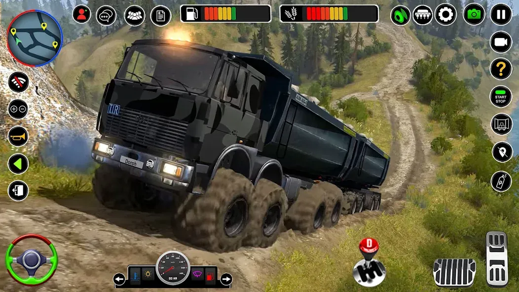 Offroad Mud Truck Simulator 3D  [МОД Unlocked] Screenshot 1