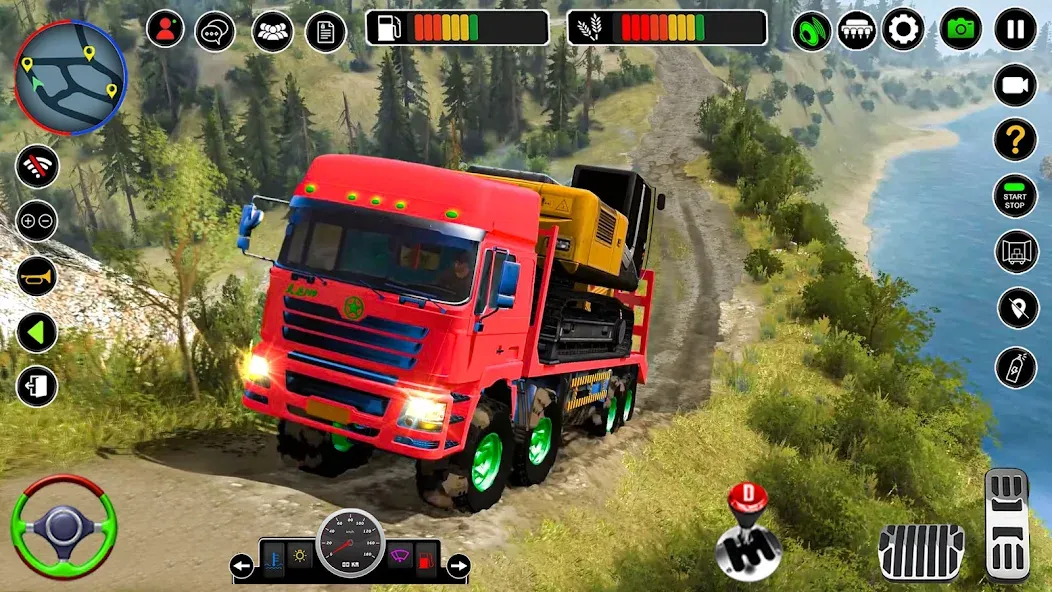 Offroad Mud Truck Simulator 3D  [МОД Unlocked] Screenshot 5