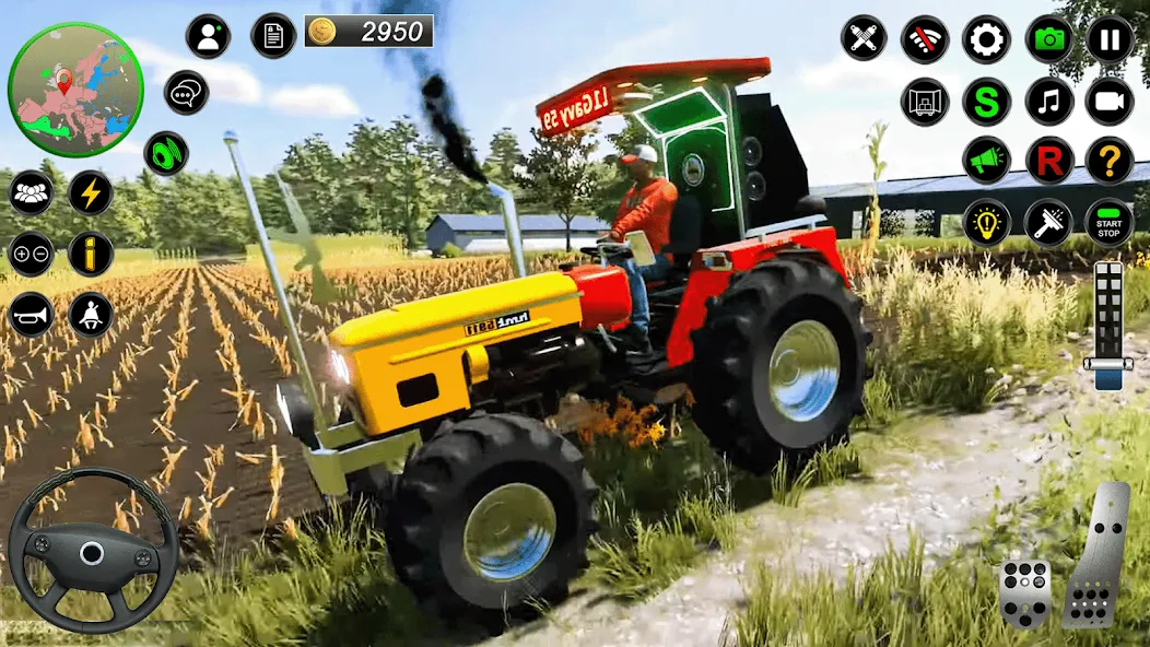 Real Farmer Tractor Drive Game (Фармер Трактор 3Д Фермерские Игры)  [МОД Unlocked] Screenshot 3