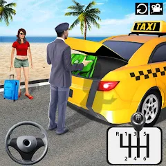 Взломанная Taxi Simulator 3d Taxi Driver  [МОД Бесконечные монеты] - полная версия apk на Андроид