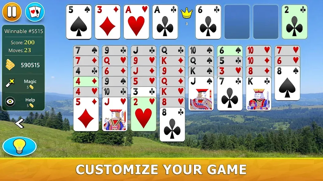 FreeCell Solitaire - Card Game  [МОД Бесконечные монеты] Screenshot 4