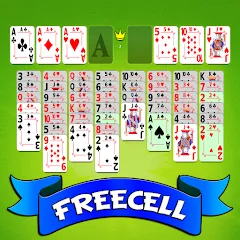 Скачать взлом FreeCell Solitaire - Card Game  [МОД Бесконечные монеты] - последняя версия apk на Андроид